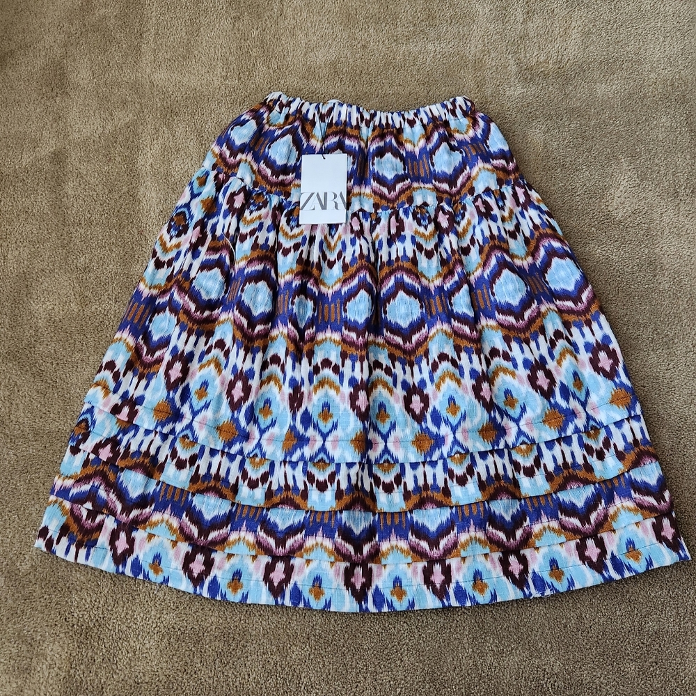 NWT Boho style girl Zara skirt size 10